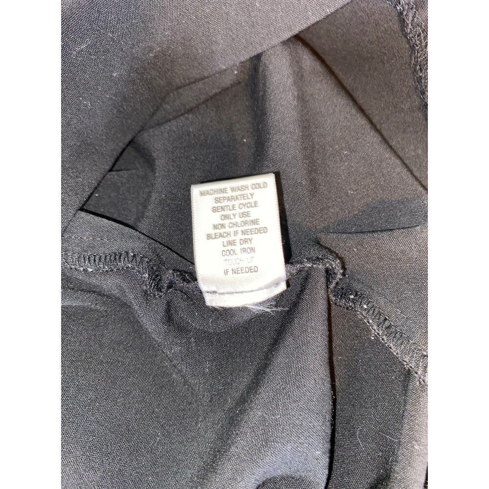 Emma & Michele Black size 8 Fitted Bust Back Zipper Bow Detail GUC Sheath Dress - Picture 8 of 10